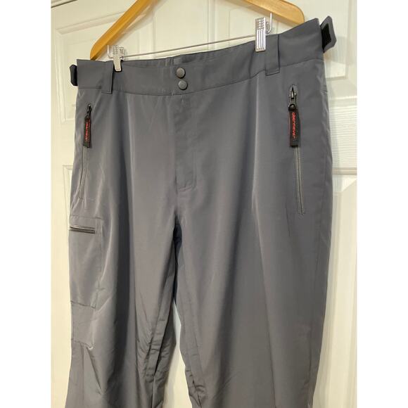 Obermeyer Other - Obermeyer Mens Grey Snow Ski Board Pants Zip Pockets Adjustable Waist XL